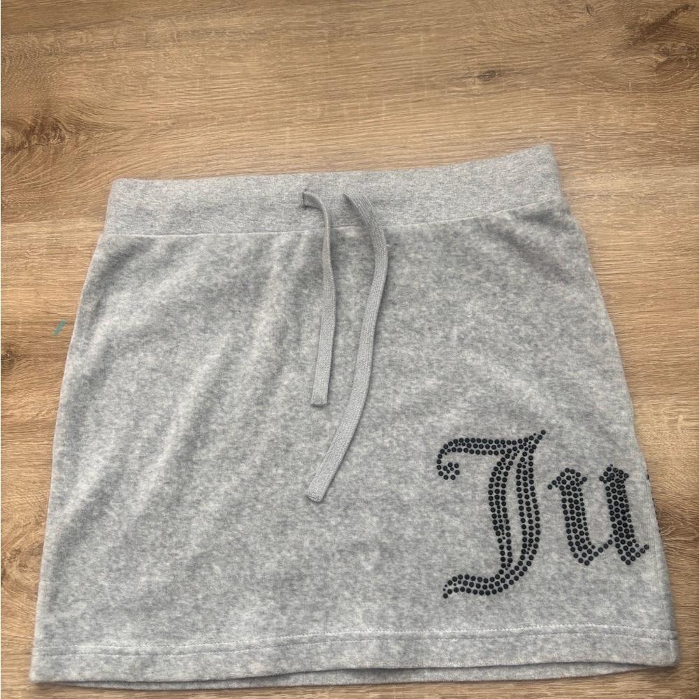Juicy Couture Light Gray Mini Skirt